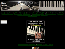 Tablet Screenshot of pianoorgandepot.com